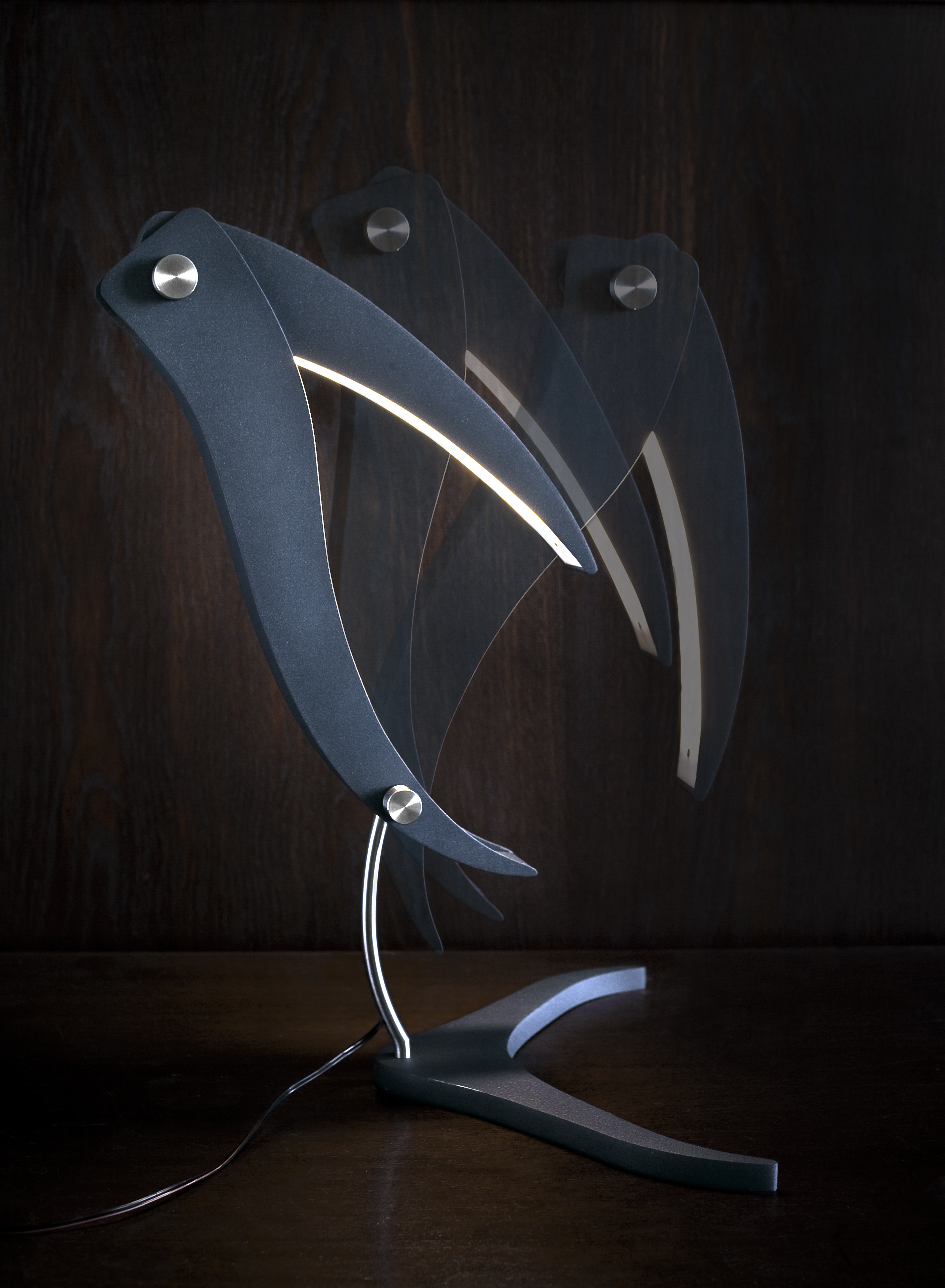 Lampa Big Bird_Design Eliska Dudova_2011_foto Filip Gyore_vyroba Kovo Blecha_03